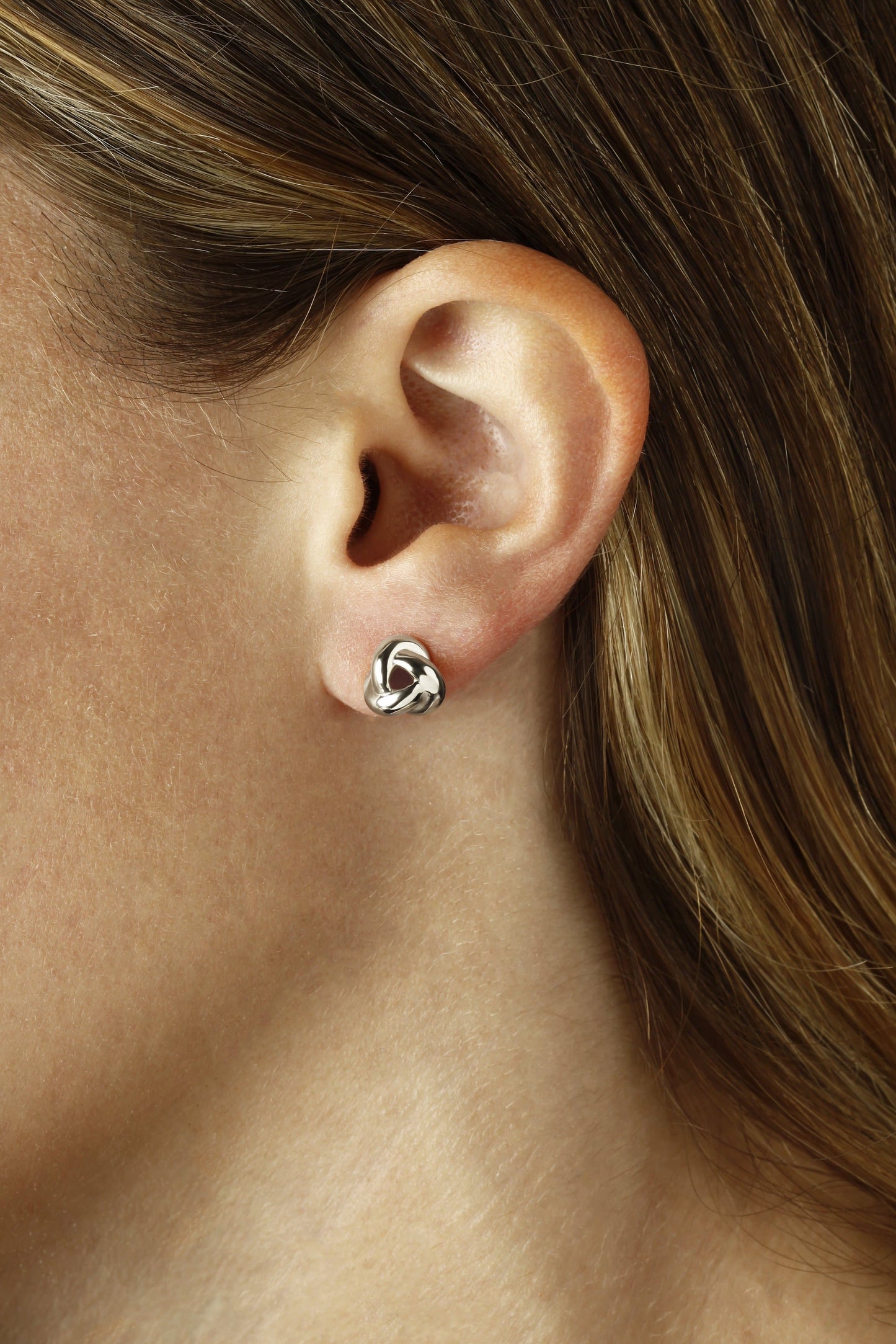 Sterling Silver Sm. Knot Earrings (5169656660012) (10221060948161)