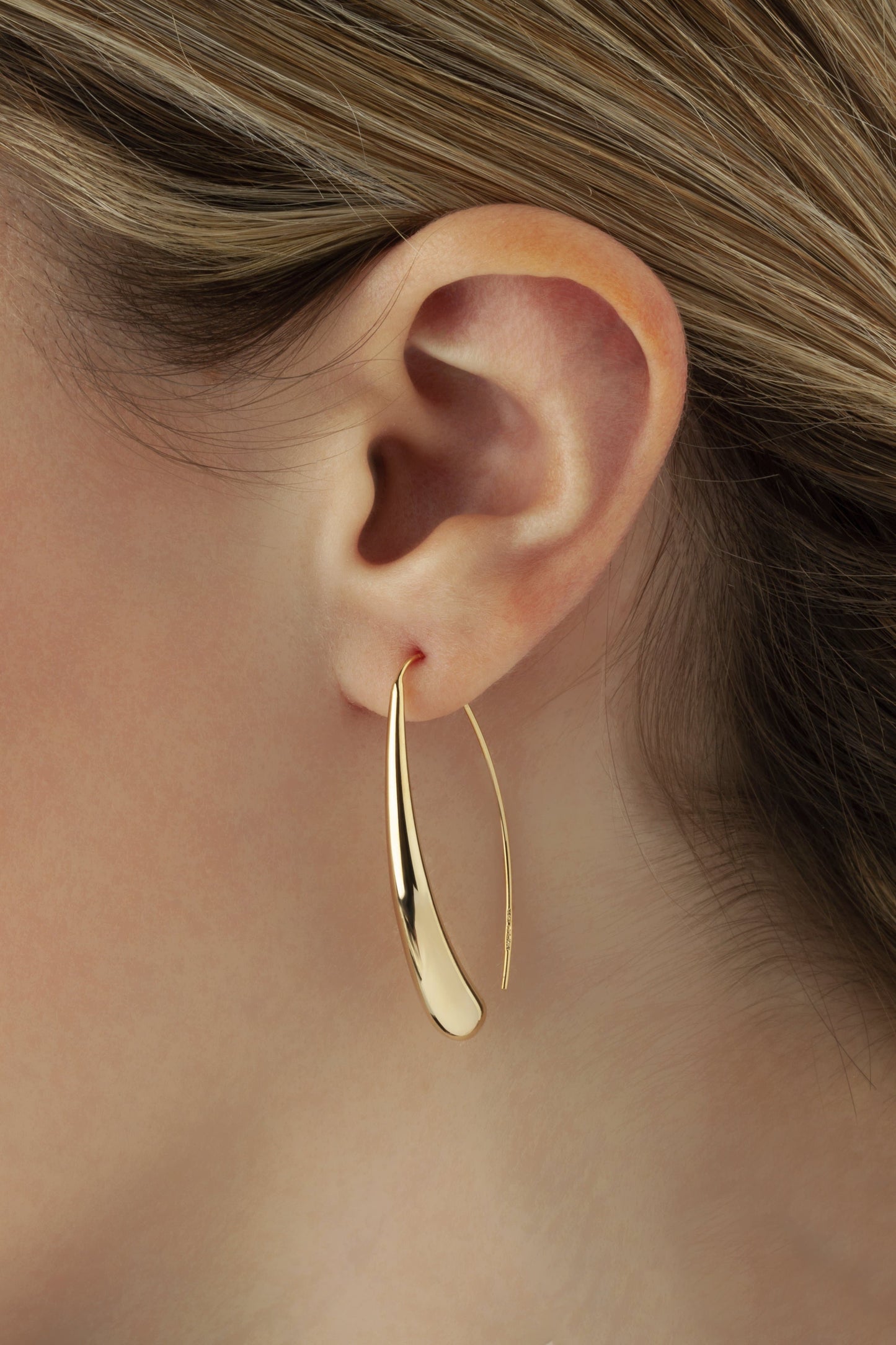 14K Yellow Gold Long T/Drop H/Wire Earrings (5169651679276) (10221064061121)