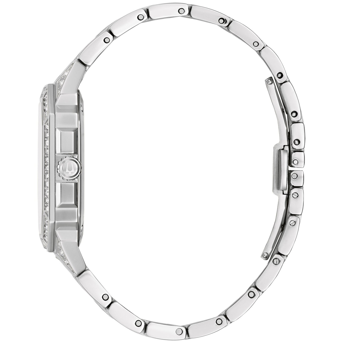 Bulova Dress/Classic Crystal Mens Watch Stainless Steel (8077819805926)