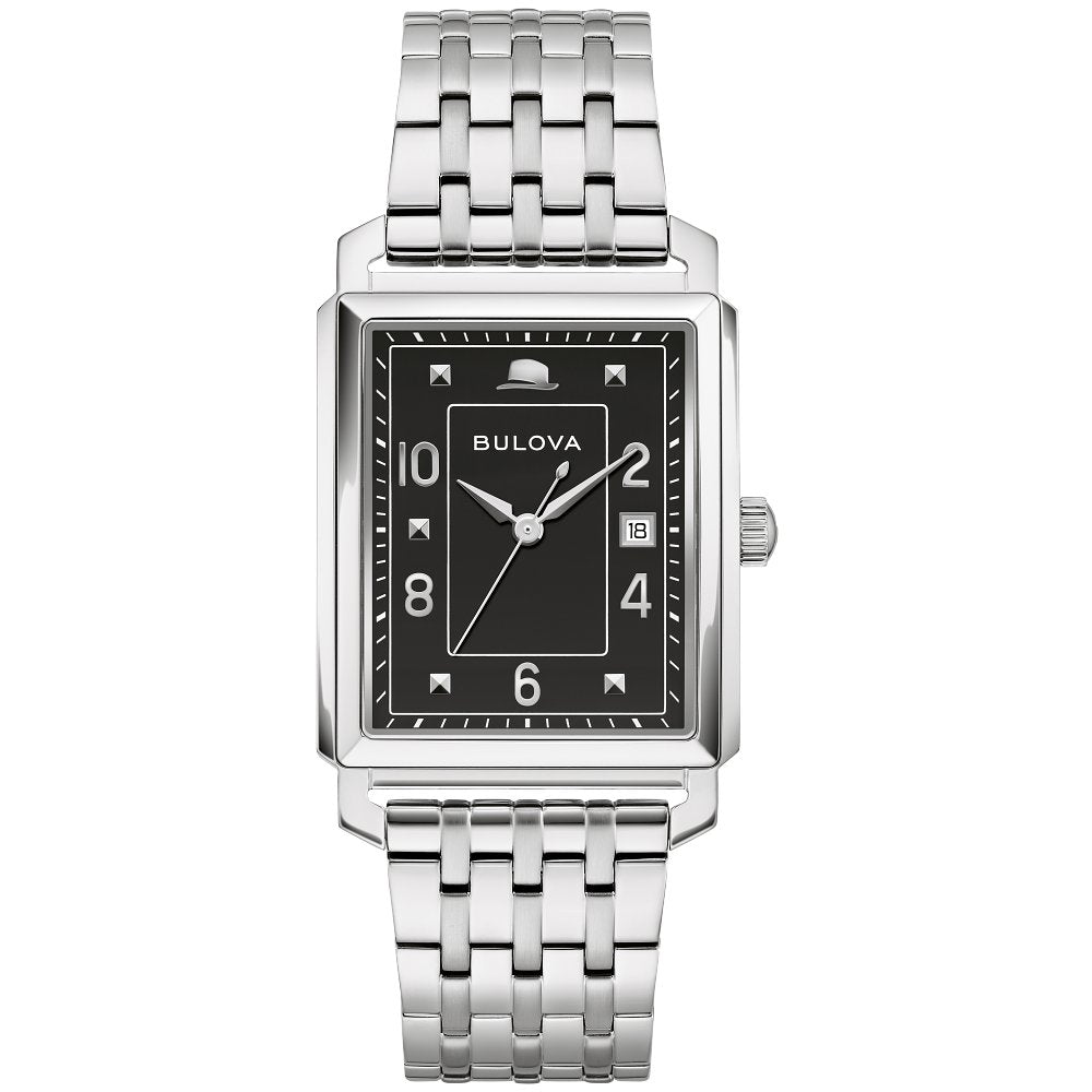 Bulova Silver-Tone Stainless Steel Dress/Classic Frank Sinatra The Very Thought of You Mens Watch (042429603622) 96B461