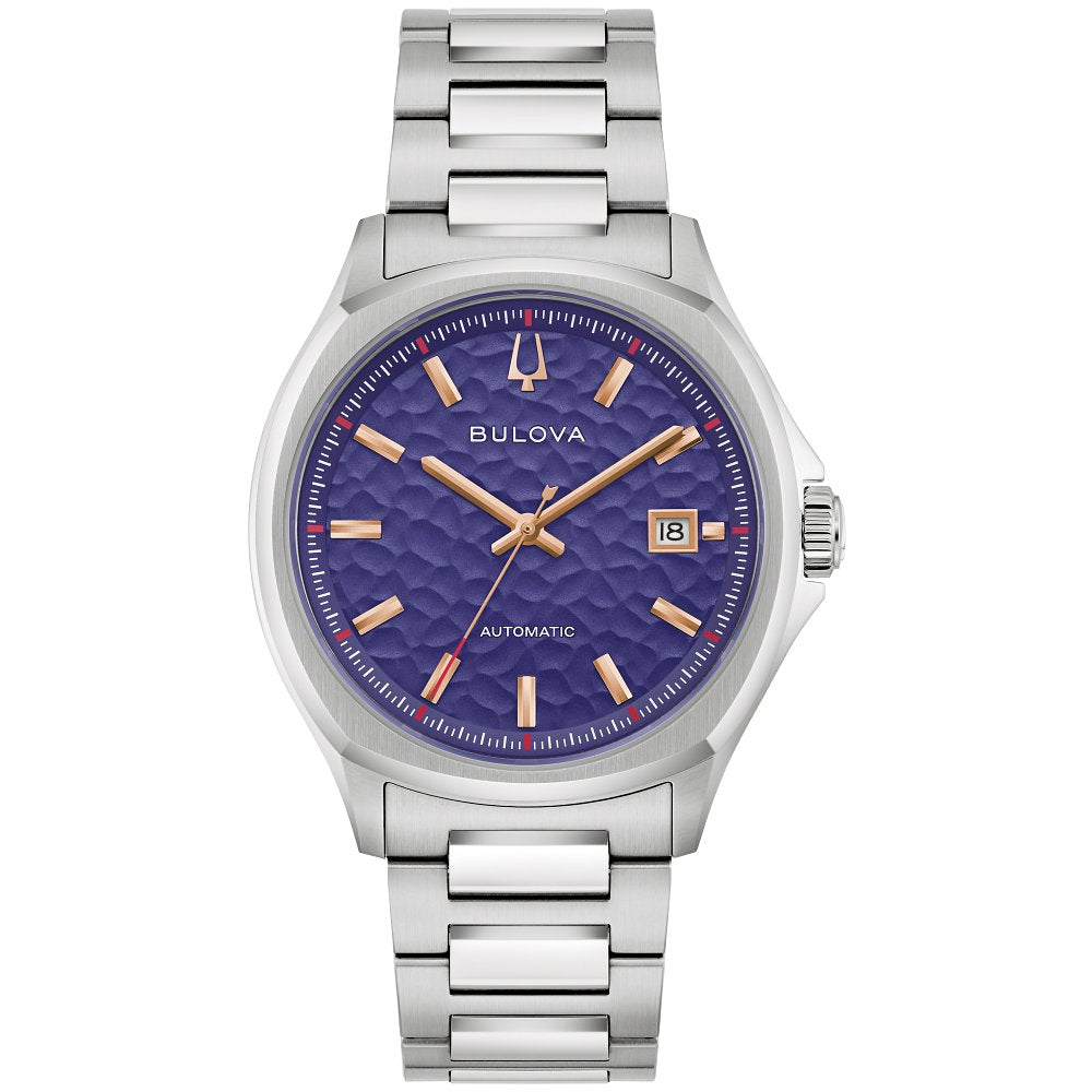 Bulova Silver-Tone Stainless Steel Dress/Classic Tony Bennett NYC Mens Watch (042429607620) 96B484