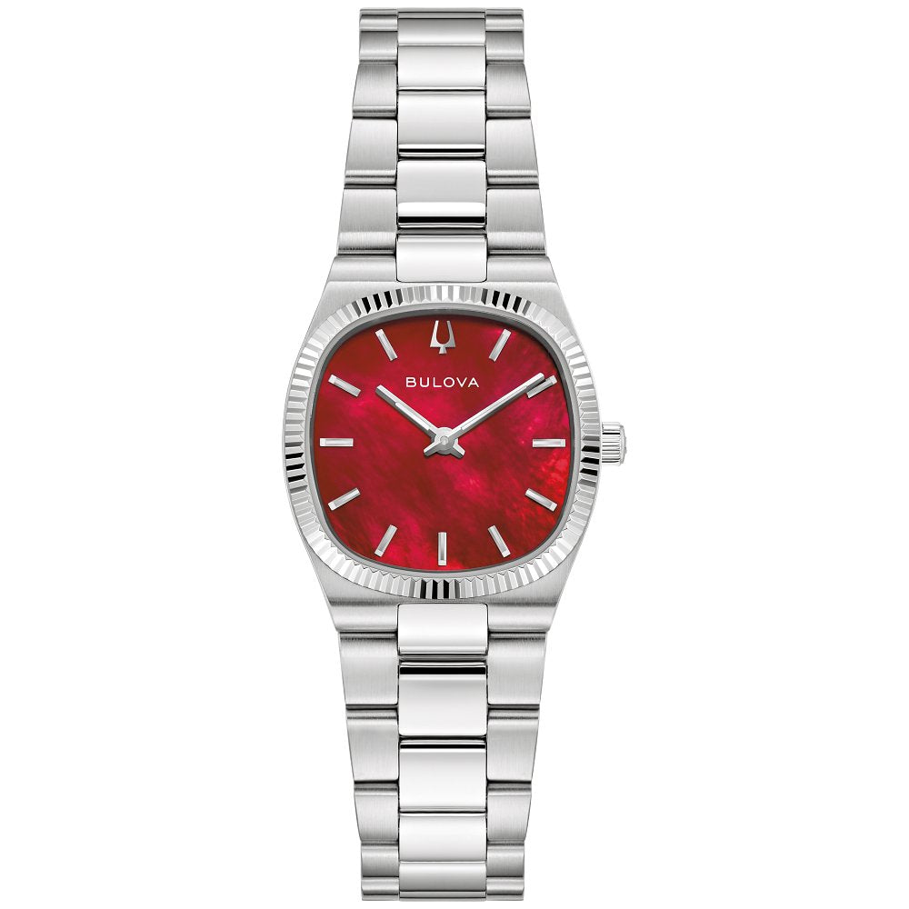 Bulova Silver-Tone Stainless Steel Dress/Classic Classic Super Seville Ladies Watch (042429607439) 96L354