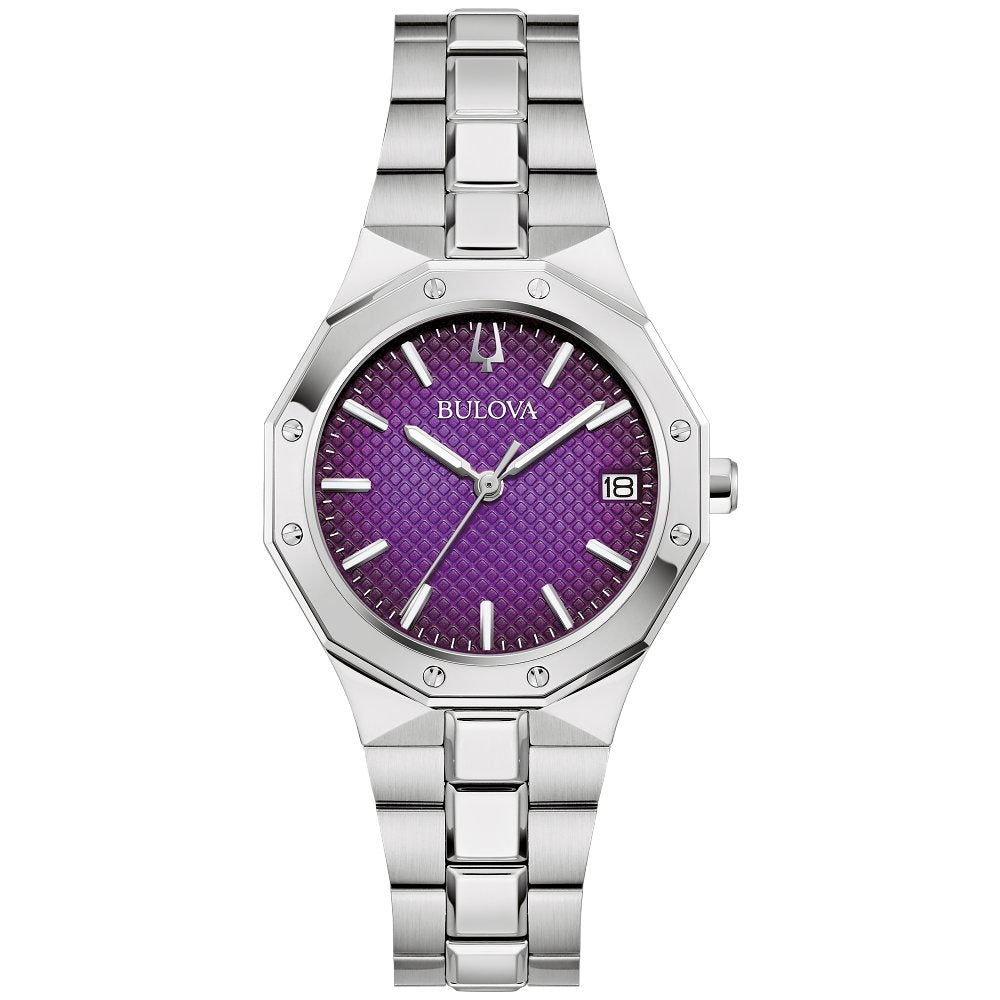 Bulova Silver-Tone Stainless Steel Dress/Classic Classic Prestige Ladies Watch (042429603370) 96M168