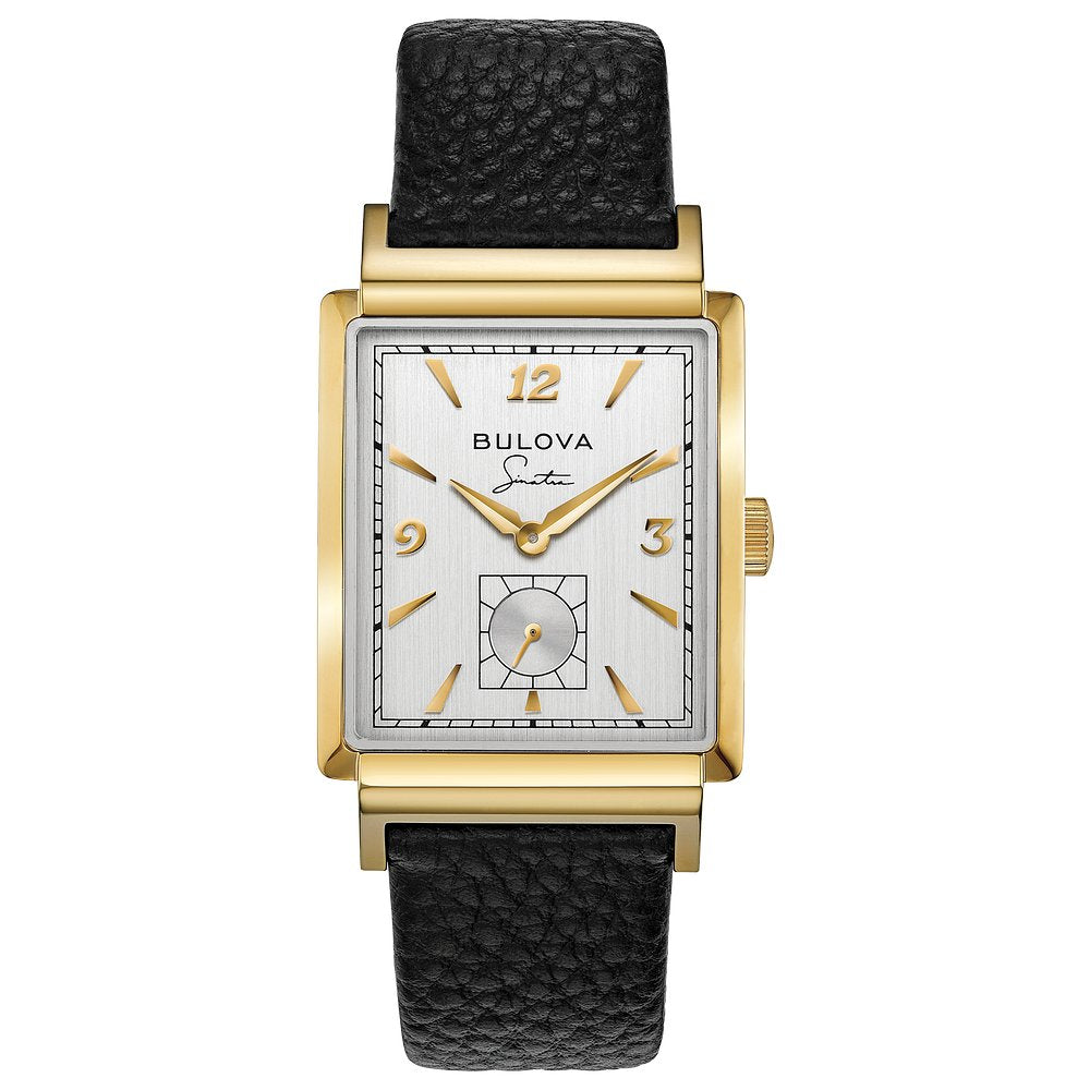 Bulova Gold-Tone Stainless Steel Dress/Classic Frank Sinatra My Way Mens Watch (042429584297) 97A158