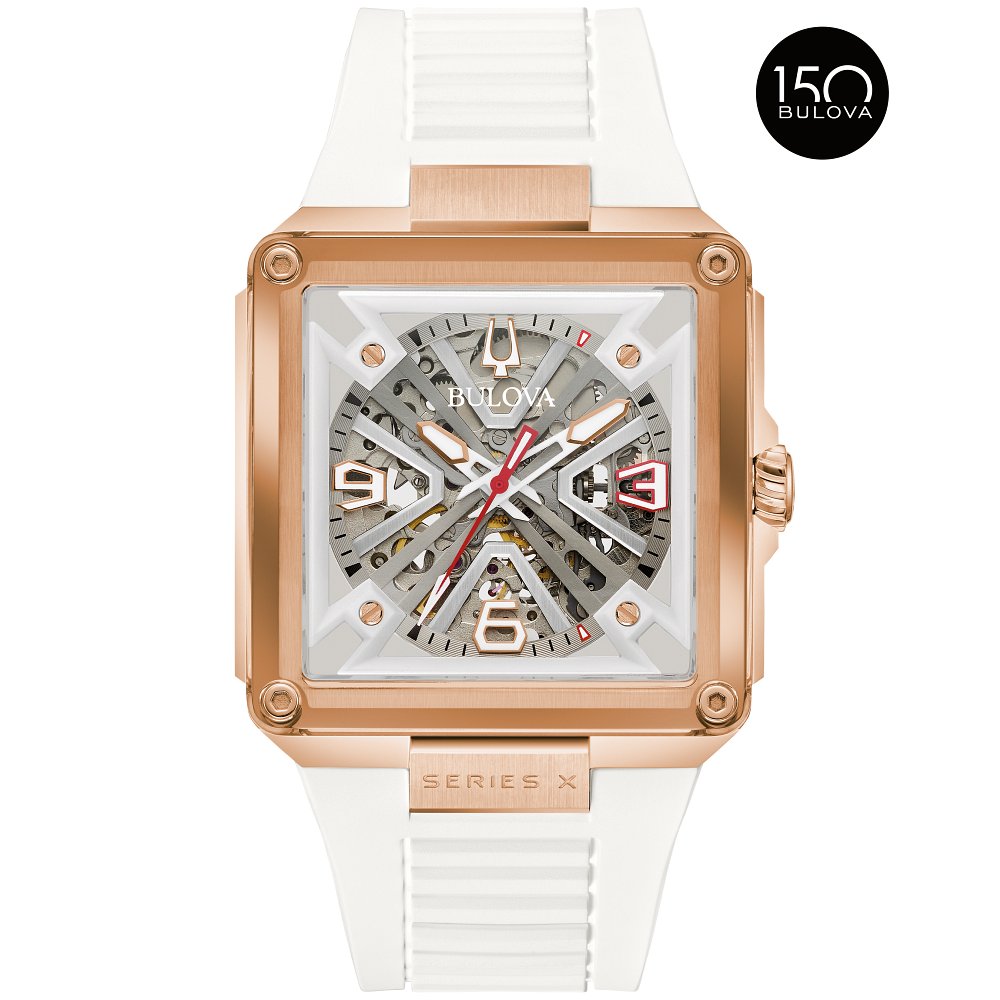 Bulova Rose Gold-Tone Stainless Steel Luxury Series X SE Series X SE Mens Watch (042429603783) 97A194