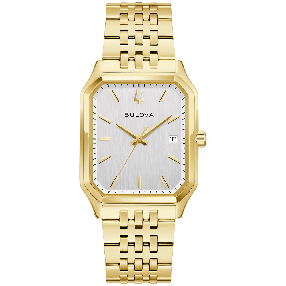 Bulova Gold-Tone Stainless Steel Dress/Classic Tony Bennett We are All Here Mens Watch (042429605343) 97B236