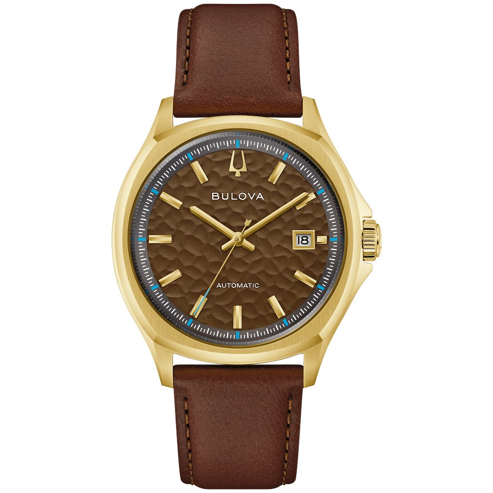 Bulova Gold-Tone Stainless Steel Dress/Classic Tony Bennett NYC Mens Watch (042429607637) 97B244