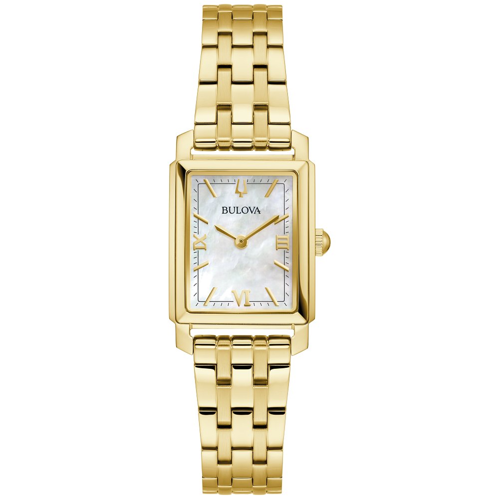 Bulova Gold-Tone Stainless Steel Dress/Classic Classic Sutton Ladies Watch (042429599666) 97L177