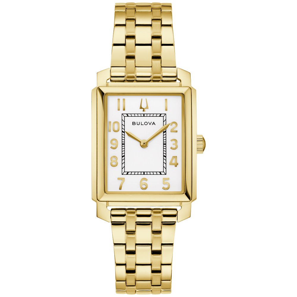 Bulova Gold-Tone Stainless Steel Dress/Classic Classic Sutton Ladies Watch (042429605176) 97L186