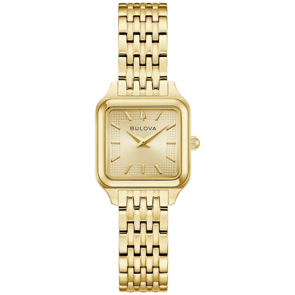 Bulova Gold-Tone Stainless Steel Dress/Classic Classic Sutton Ladies Watch (042429607507) 97L191