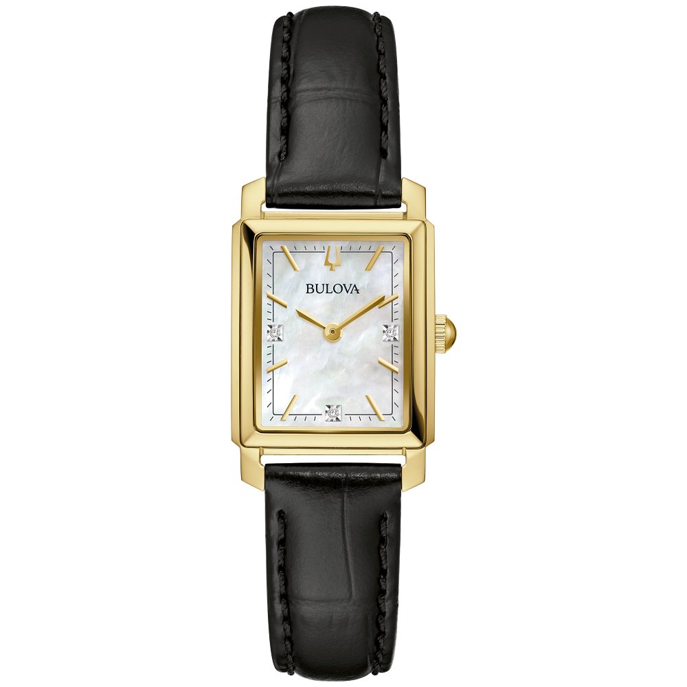 Bulova Gold-Tone Stainless Steel Dress/Classic Classic Sutton Ladies W   RichardsJewelers