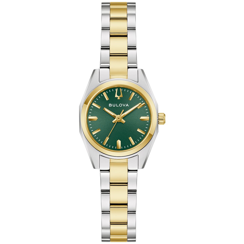 Bulova Two-Tone Stainless Steel Dress/Classic Classic Surveyor Ladies Watch (042429607460) 98L329