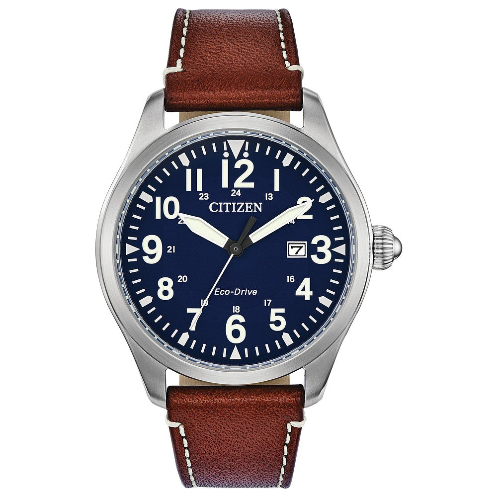 CITIZEN Eco-Drive Weekender Garrison Mens Stainless Steel (8434908627174)