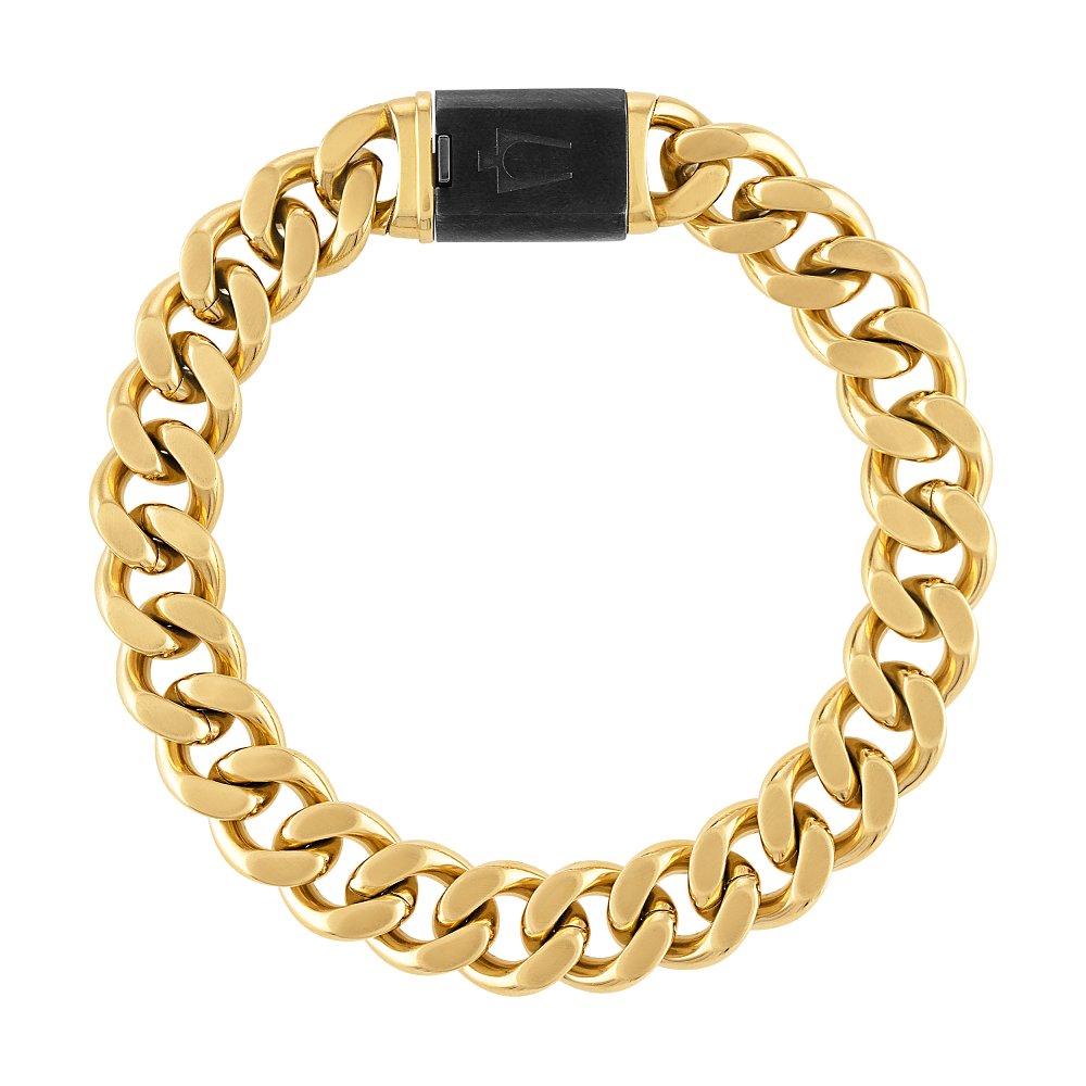 Yellow Steel Classic Collection Mens Bracelet (042429595255) BVB1016-GOSTNA