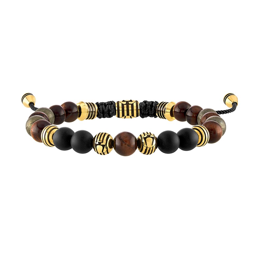 Yellow Steel Marine Star Collection Mens Bracelet (042429595668) BVB1072-GSTRTEMAHE
