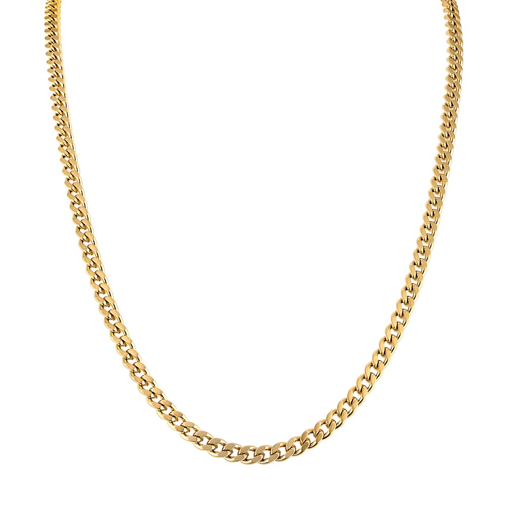Yellow Steel Classic Collection Mens Necklace (042429602052) BVC1065B-GOSTNA
