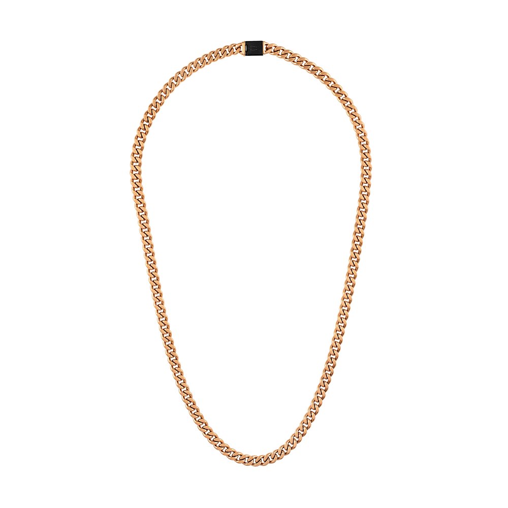 Rose Steel Latin Grammy Mens Necklace (042429598256) BVC1067-RSTNA