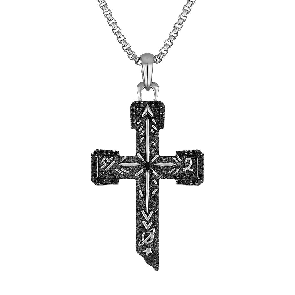 White Sterling Silver 925 Marc Anthony Mens Pendant (042429599444) BVP1070-WSAA