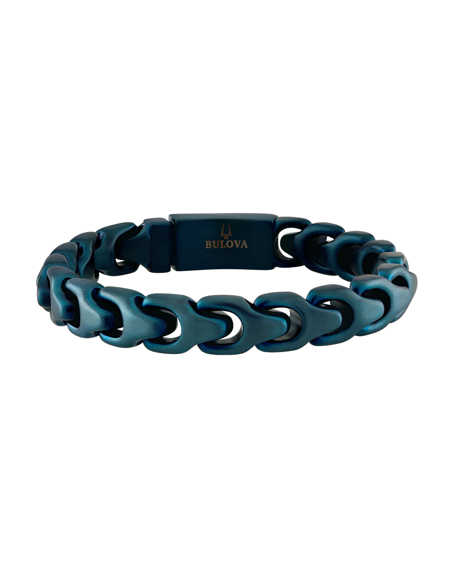 Blue Steel Bulova Link™ Collection Mens Bracelet