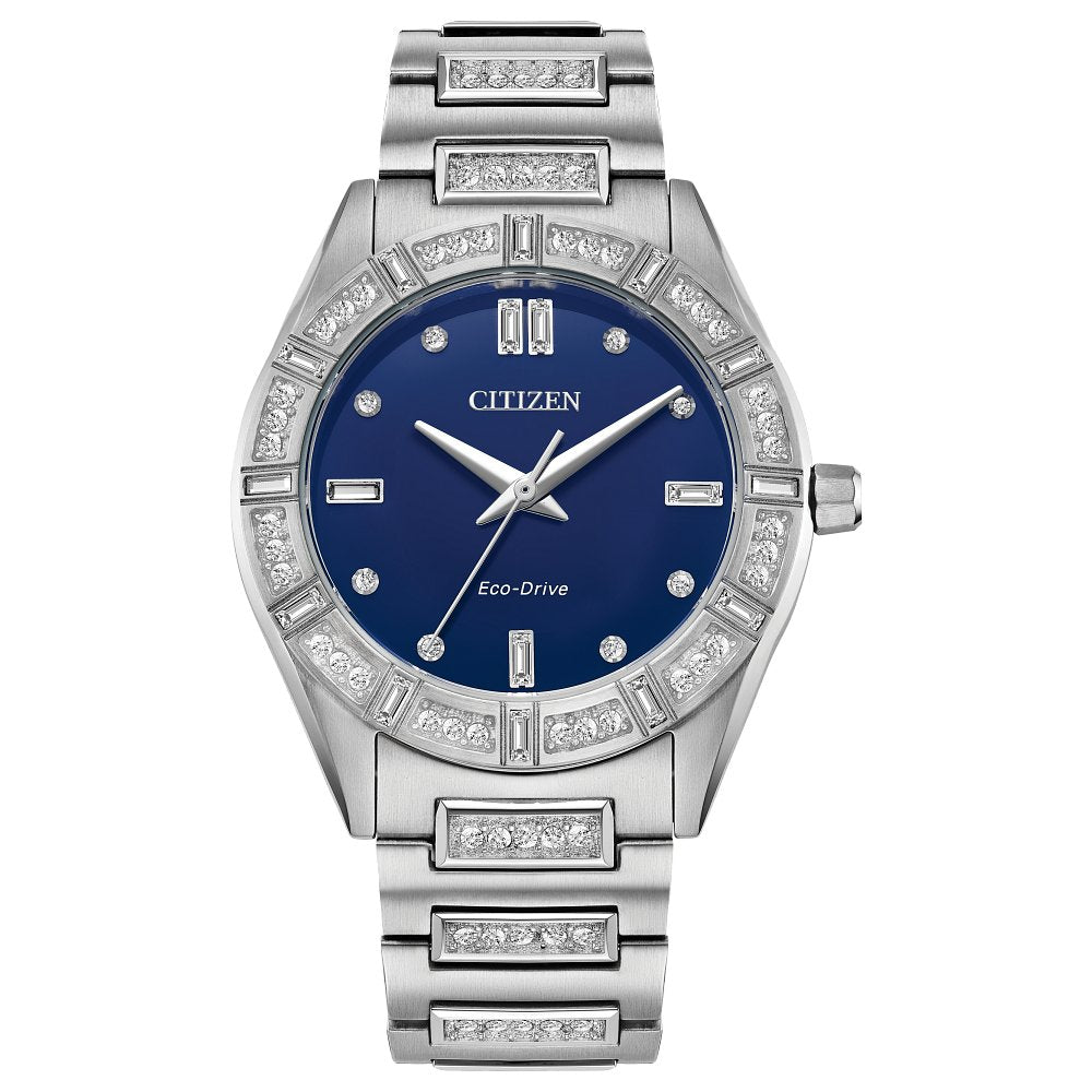 CITIZEN Eco-Drive Dress/Classic Eco Crystal Eco Ladies Stainless Steel RichardsJewelers CITIZEN Eco-Drive Dress/Classic Eco Crystal Eco Ladies Stainless Steel RichardsJewelers
