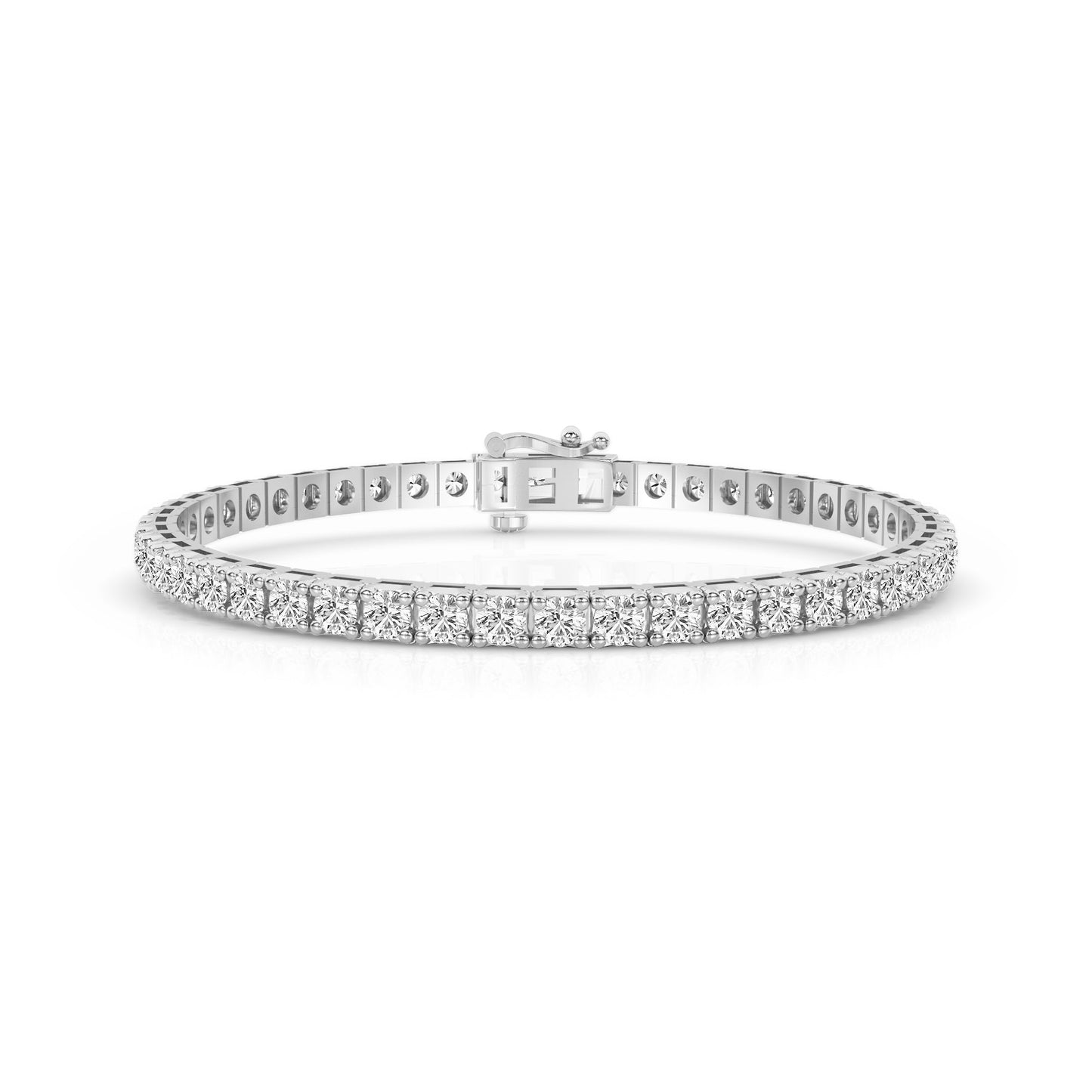 Round Cut Diamond Tennis Bracelet Approx. 6.00cttw