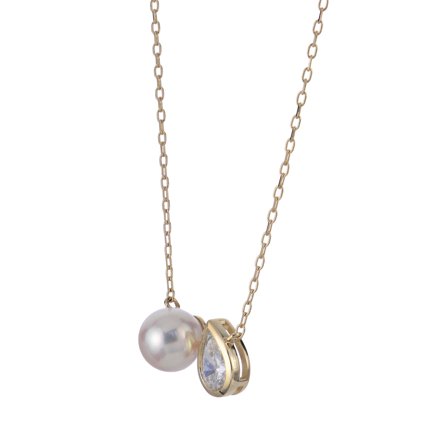 Akoya Pearl & Lab-Grown Diamond Necklace