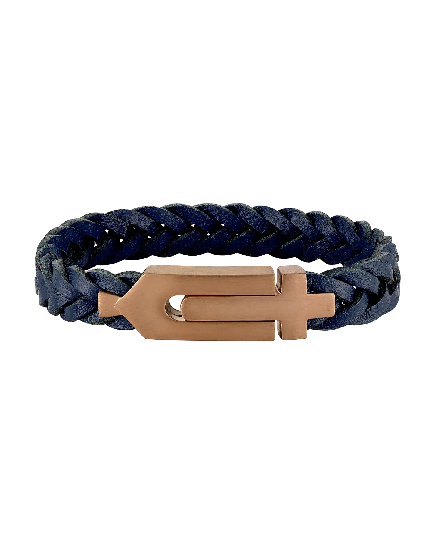 Navy Steel Marine Star Collection Mens Bracelet