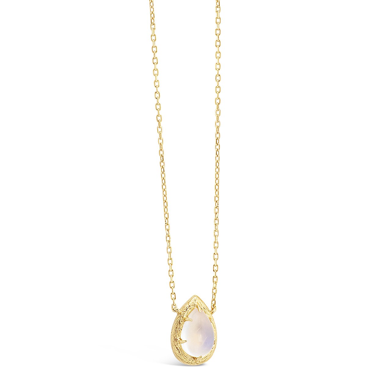 Dune 14K Vermeil Moonstone Necklace (6967590813851) (10220945080513)