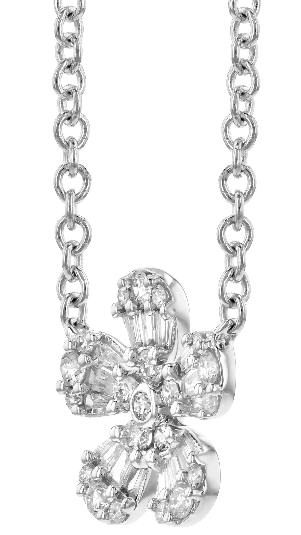 Diamond Flower Pendant (8055264739558) (10220898910401)
