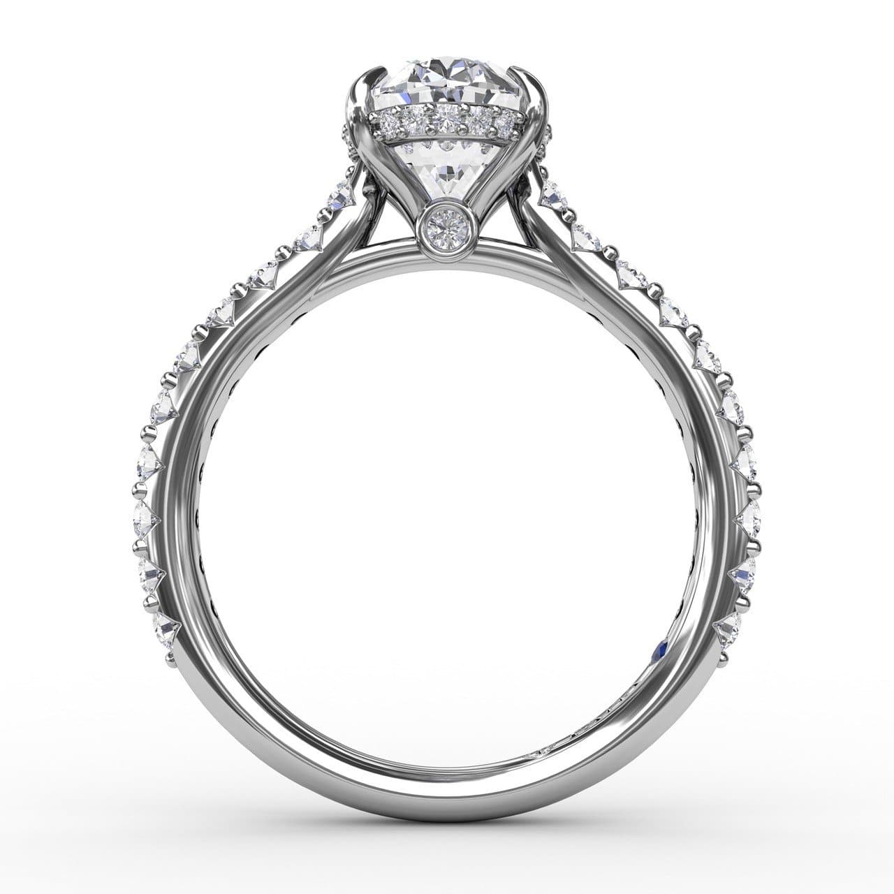 Classic Oval Diamond Solitaire Engagement Ring With Hidden Pavé Halo (5552774316187) (10221021724865)