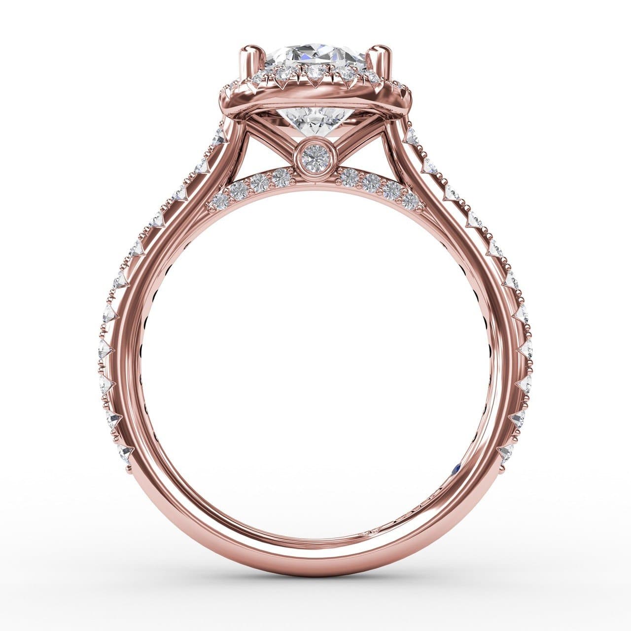 Oval Diamond Halo Engagement Ring With Diamond Band (5552789913755) (10221011140801)