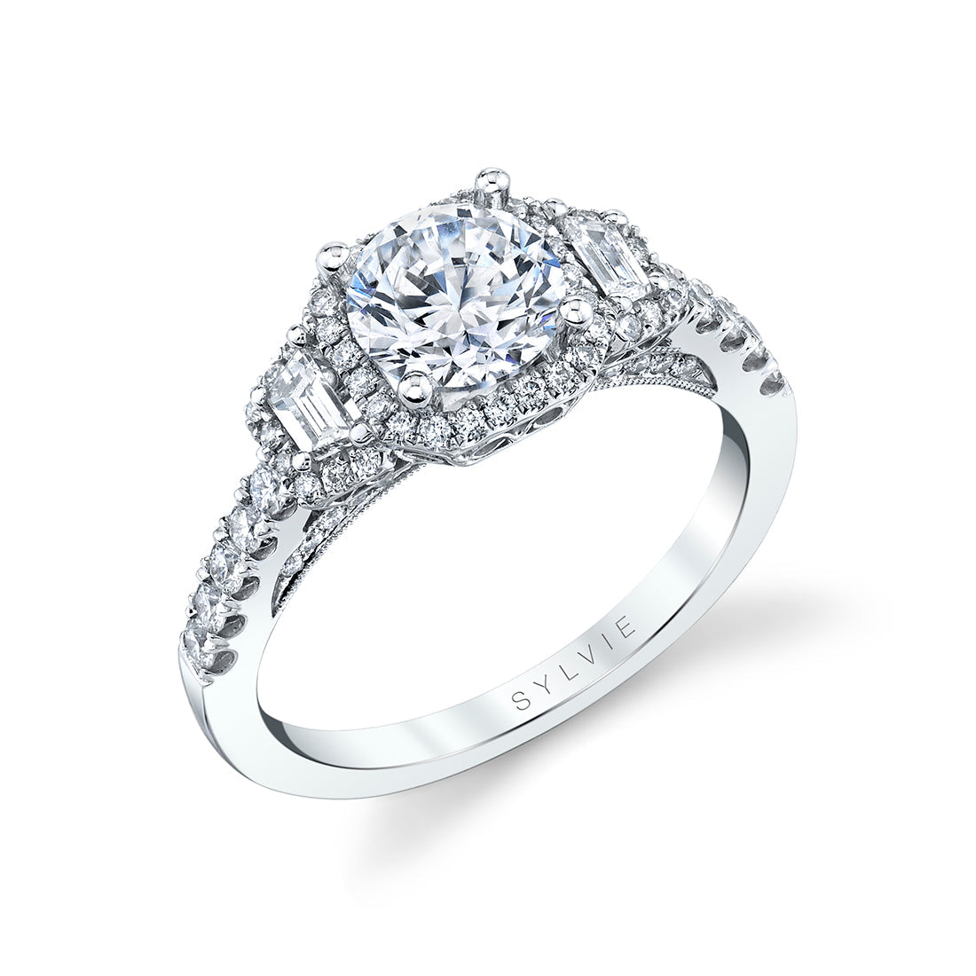 Three Stone Engagement Ring (10588533915841)