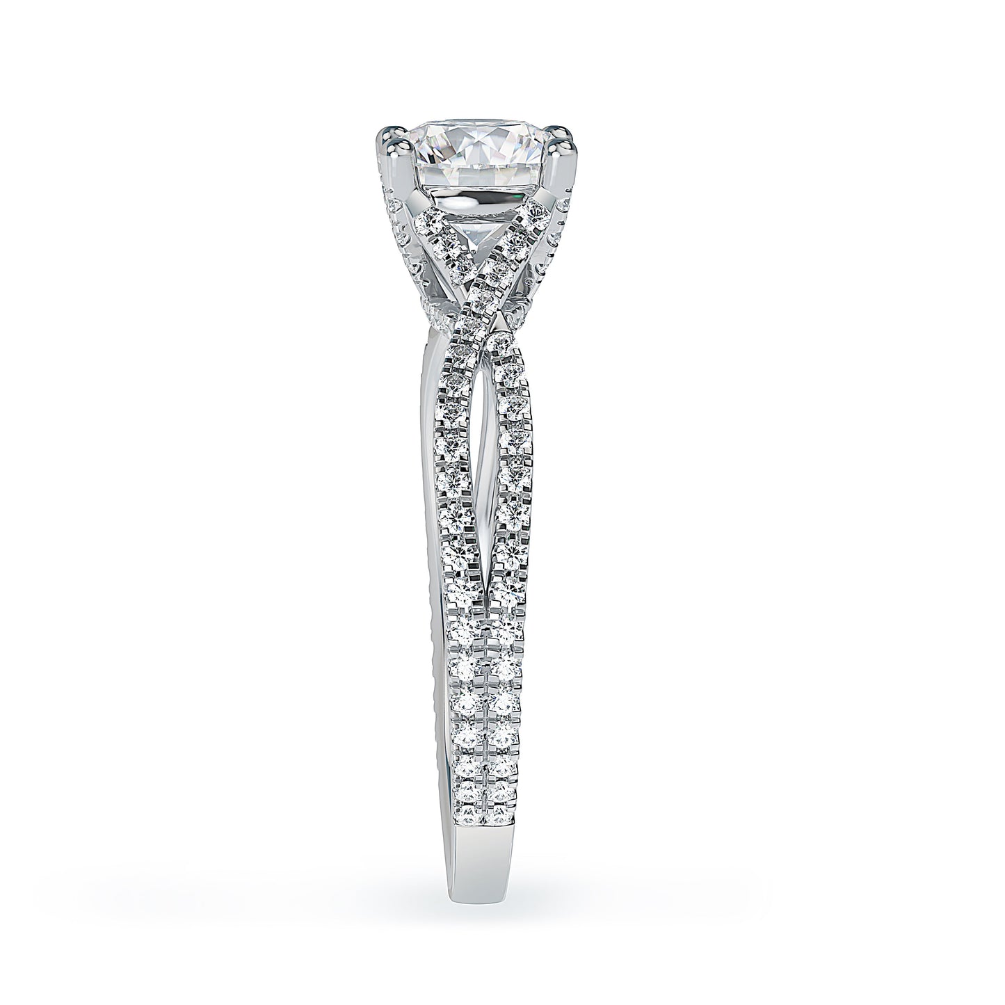 Lab Grown Diamond Engagamenet Ring (8055183311078) (10220916539585)