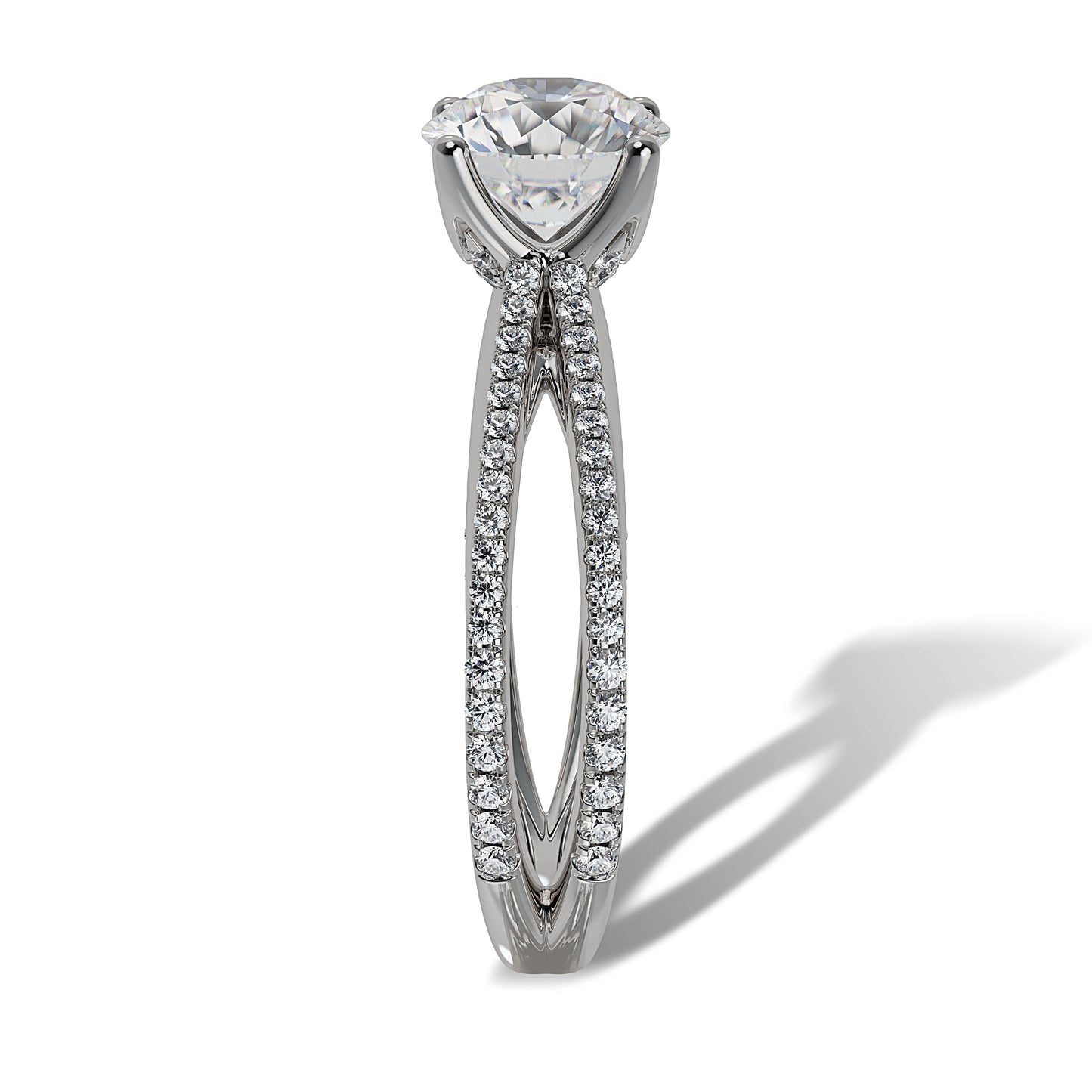 Lab Grown Diamond Engagamenet Ring (8055183343846) (10220915818689)