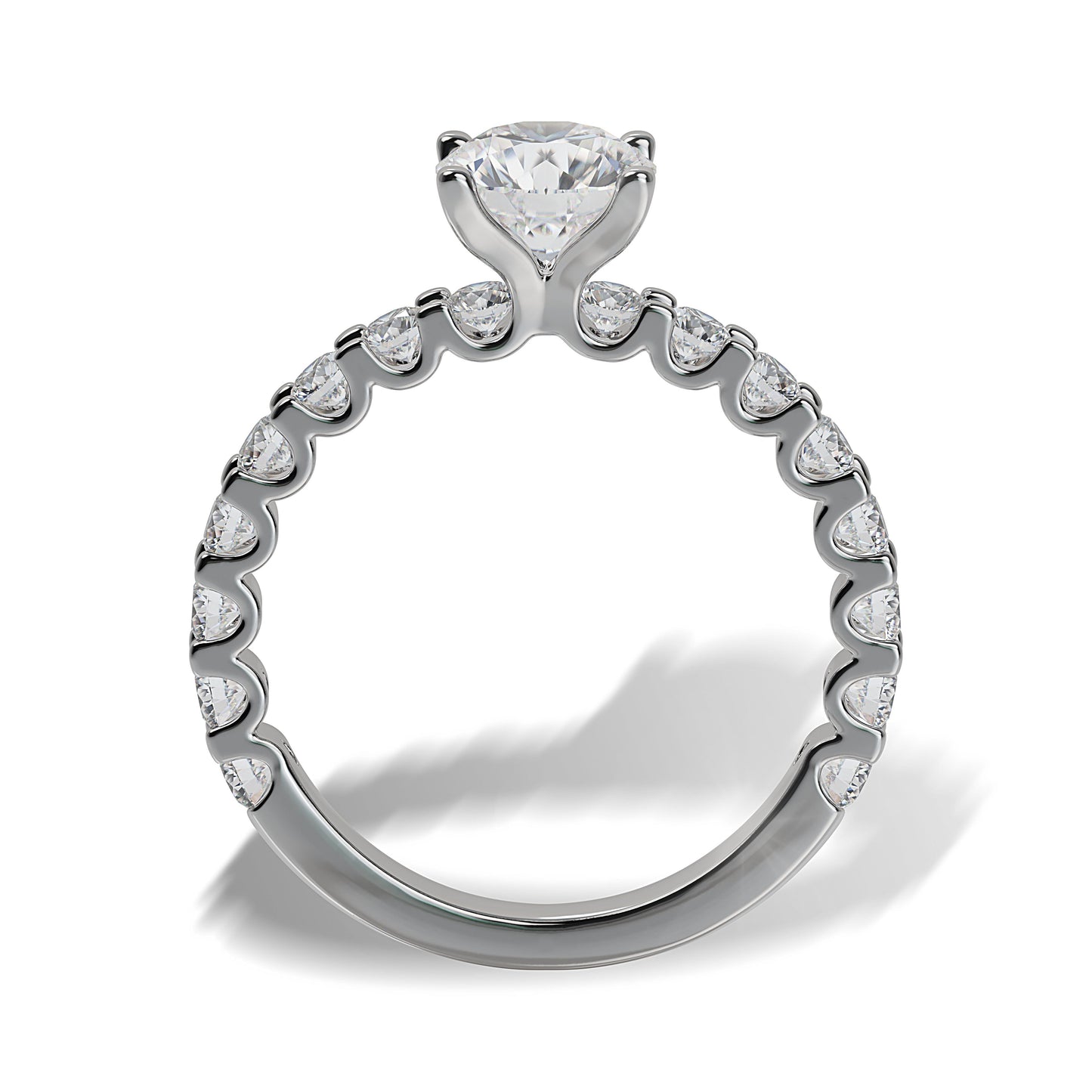 Lab Grown Diamond Engagamenet Ring (8055183474918) (10220913459393)