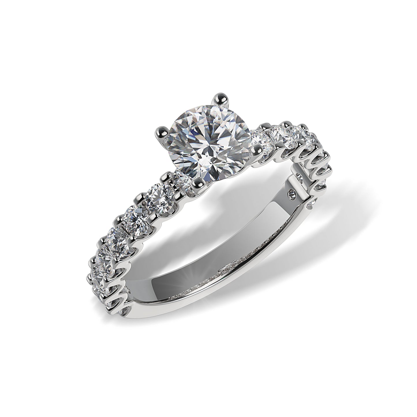 Lab Grown Diamond Engagamenet Ring (8055183474918) (10220913459393)
