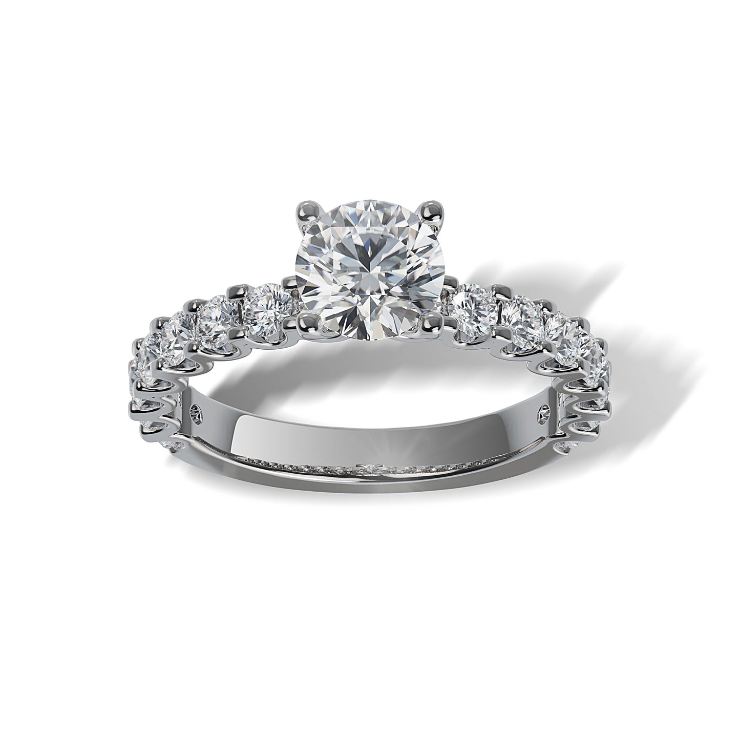 Lab Grown Diamond Engagamenet Ring (8055183474918) (10220913459393)