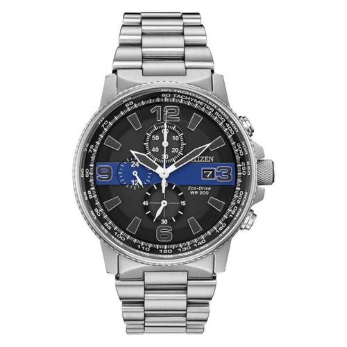 Men's Thin Blue Line Box Set Citizen Watch (4781542244396) (10221088735425)
