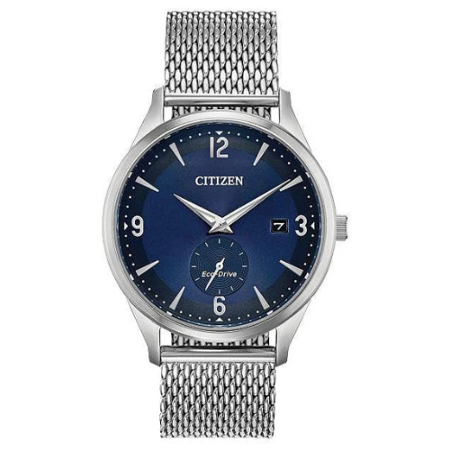 Men's Btw- By The Way- Stainless Steel Watch With Cobalt Blue Dial (4781685375020)