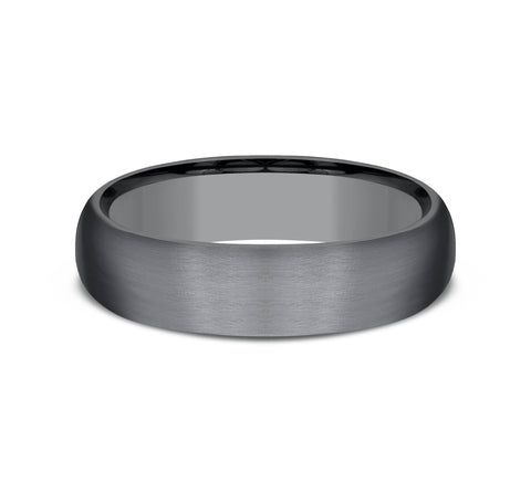 6mm Dark Tantalum Satin Finish Wedding Band (9039386771686) (10800540713153)