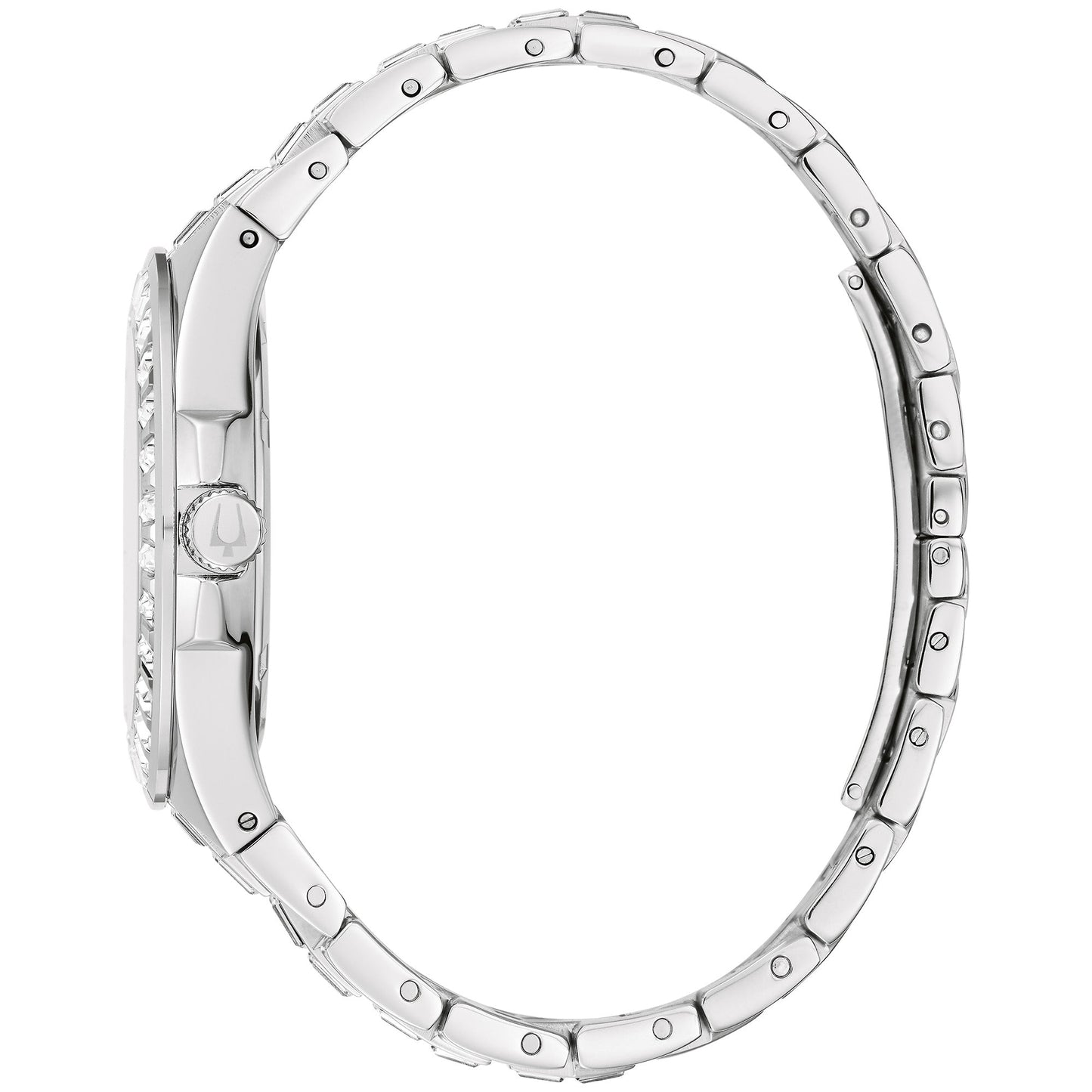 Bulova Dress/Classic Crystal Mens Watch Stainless Steel (8077819576550)