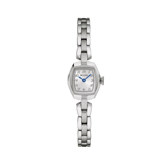 Bulova Silver-Tone Stainless Steel Dress/Classic Classic Ladies Classic Ladies Watch (042429538238) 96L221