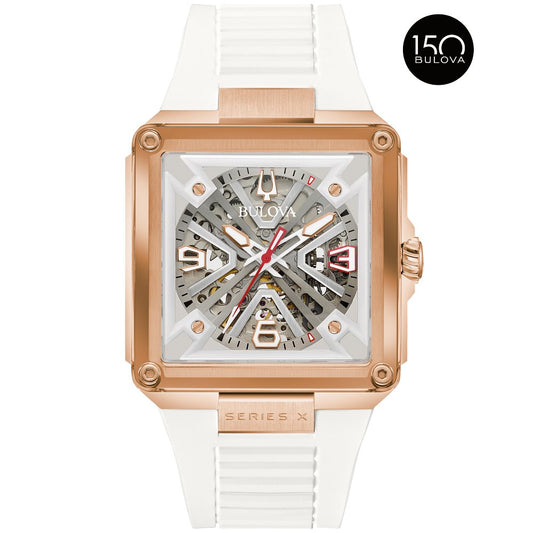 Bulova Rose Gold-Tone Stainless Steel Luxury Series X SE Series X SE Mens Watch (042429603783) 97A194