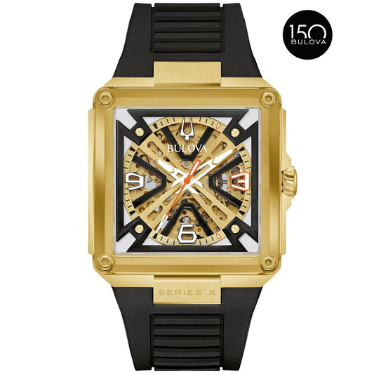 Bulova Gold-Tone Stainless Steel Luxury Series X SE Series X SE Mens Watch (042429603790) 97A195