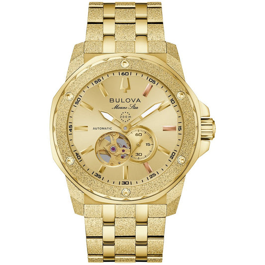 Bulova Gold-Tone Stainless Steel Performance Marine Star Series A - Marc Anthony Mens Watch (042429607552) 97A200