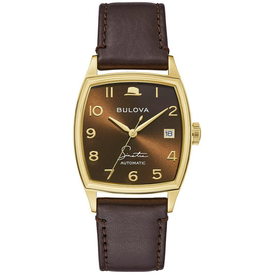 Bulova Gold-Tone Stainless Steel  Dress/Classic Frank Sinatra Young at Heart Mens Watch (042429585317) 97B198