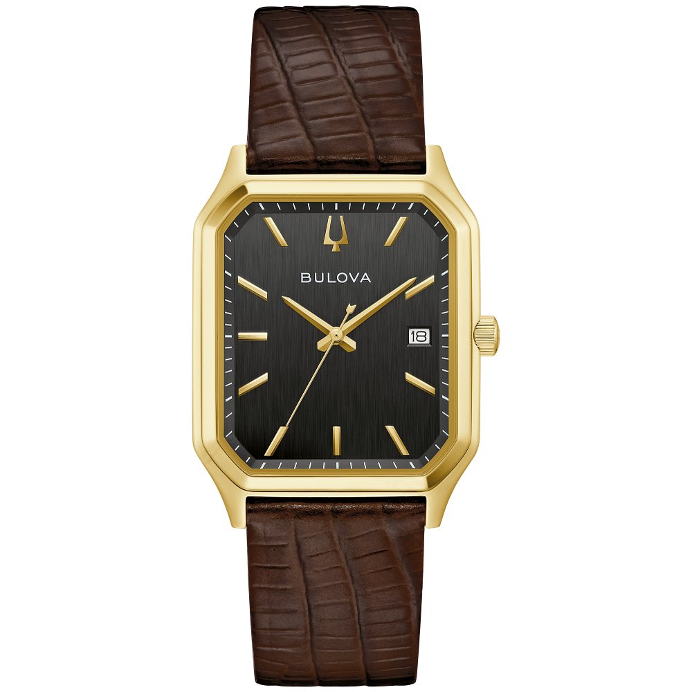 Bulova Gold-Tone Stainless Steel  Dress/Classic Tony Bennett We are All Here Mens Watch (042429605329) 97B235
