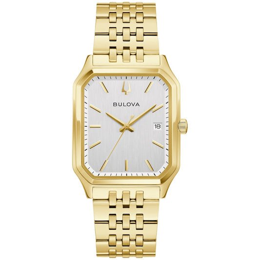 Bulova Gold-Tone Stainless Steel  Dress/Classic Tony Bennett We are All Here Mens Watch (042429605343) 97B236