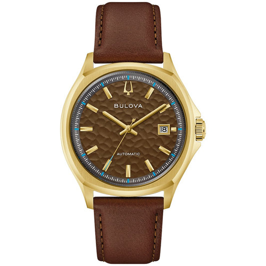Bulova Gold-Tone Stainless Steel  Dress/Classic Tony Bennett NYC Mens Watch (042429607637) 97B244