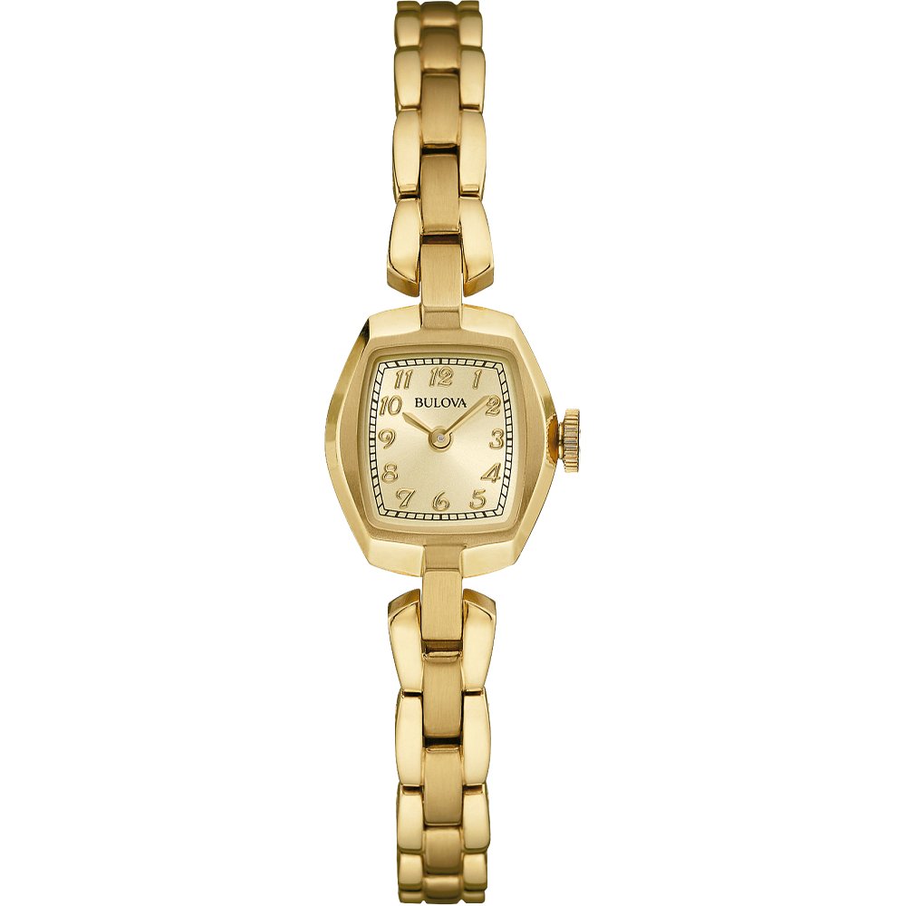 Bulova Gold-Tone Stainless Steel Dress/Classic Classic Ladies Classic Ladies Watch (042429538023) 97L155